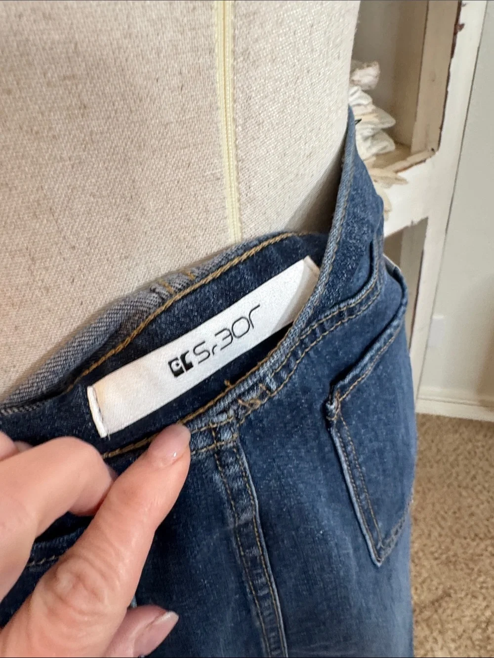 Joe's Jeans Dark Blue Denim skirt
